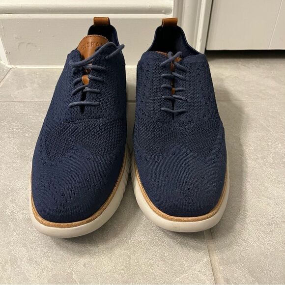 Cole Haan 2.ZEROGRAND Navy Shoes Size 11.5 - Picture 6 of 8